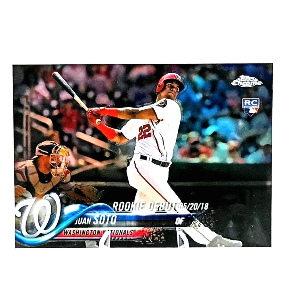2018 Topps Chrome Update - Rookie Debut Juan Soto #HMT98 (RC)